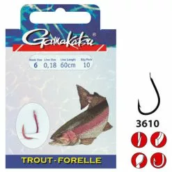 Gamakatsu - Onderlijn Hook BKD Trout 120cm - Gamakatsu