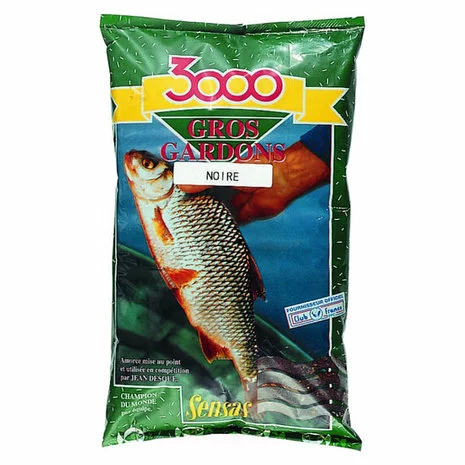 Voeder 3000 Grote Voorn Zwart 1Kg - Sensas 3 Voeder 3000 Grote Voorn Zwart 1Kg - Sensas