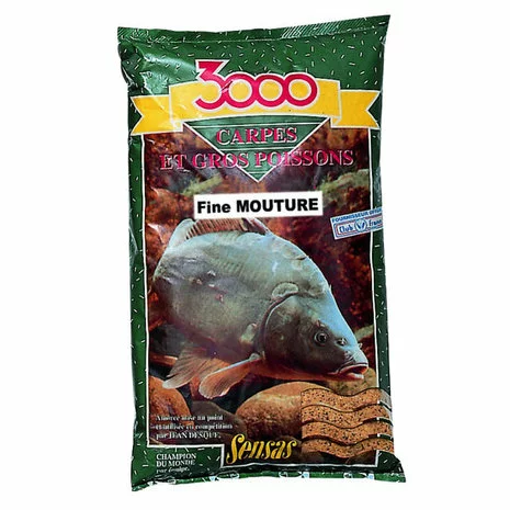 Voeder 3000 Carpe Fijn 1Kg - Sensas 3 Voeder 3000 Carpe Fijn 1Kg - Sensas