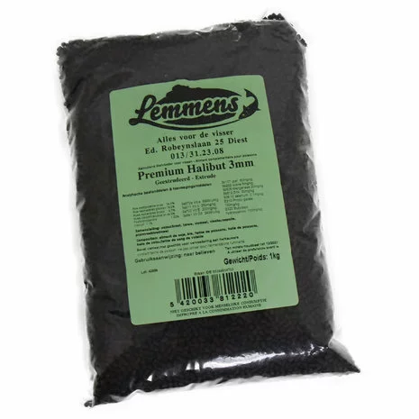 Lemmens - Pellets Premium Halibut 3mm - Lemmens 3 Lemmens - Pellets Premium Halibut 3mm - Lemmens