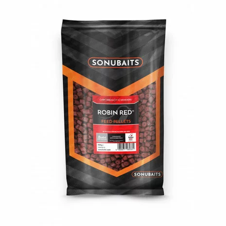 Sonubaits - Pellets Feed Pellets (voorgeboord) 8mm - Robin Red - Sonubaits 3 Sonubaits - Pellets Feed Pellets (voorgeboord) 8mm - Robin Red - Sonubaits