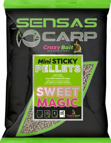 Sensas - Pellets Carp Magic Mini Sticky Pellets - Sensas 7 Sensas - Pellets Carp Magic Mini Sticky Pellets - Sensas - Afbeelding 5