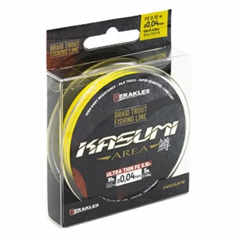 Herakles - Gevlochten Lijn Kasumi Braid Trout Fishing Line - Yellow - Herakles 3 Herakles - Gevlochten Lijn Kasumi Braid Trout Fishing Line - Yellow - Herakles